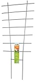 Windhager Blumenstütze, Rankhilfe, Gitterspalier, Rankgitter für Topfpflanzen, Metall, 77 x 34 cm, 05709