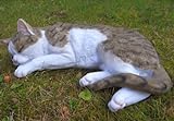 colourliving Dekofigur Hauskatze Stubentiger Katze Tierdeko Dekoration Nicht nur für den Garten